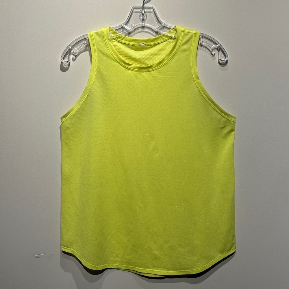 Lululemon Athletica Neon Yellow Tank Top